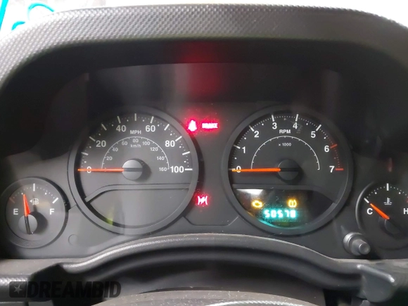 2008 Jeep Wrangler X with VIN 1J4FA24168L556839, listed as a IAAI auction lot 41729032 with 50,578 mi miles and . Bid and sale history available at DreamBid. Image 7.