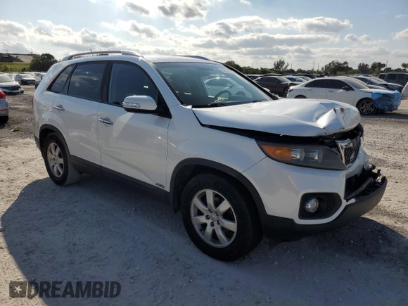 2012 Kia Sorento LX with VIN 5XYKTDA2XCG231607, listed as a Copart auction lot 88531855 with 0 mi miles and Salvage Title. Bid and sale history available at carsss.com. Image 4.