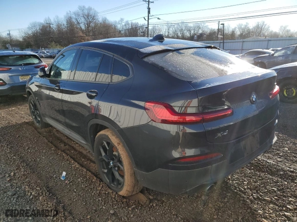 2020 BMW X4 xDrive30i with VIN 5UX2V1C02LLE67937, listed as a Copart auction lot 70302802 with 30,553 mi miles. Bid and sale history available at carsss.com. Image 2.
