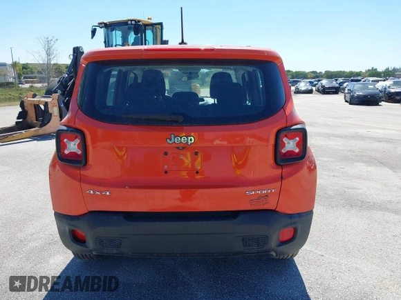 2016 Jeep Renegade Sport with VIN ZACCJBAT1GPD65015, listed as a IAAI auction lot 41435282 with 150,912 mi miles and . Bid and sale history available at DreamBid. Image 16.
