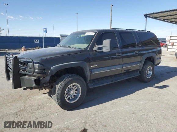 2003 Chevrolet Suburban LT with VIN 3GNGK26G33G189968, listed as a Copart auction lot 53857205 with 164,645 mi miles and Salvage Title. Bid and sale history available at carsss.com. Image 1.