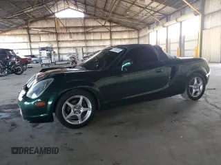 2001 Toyota MR2 with VIN JTDFR320010037968, listed as a Copart auction lot 81606354 with 127,690 mi miles and Salvage Title. Bid and sale history available at DreamBid. Image 1.