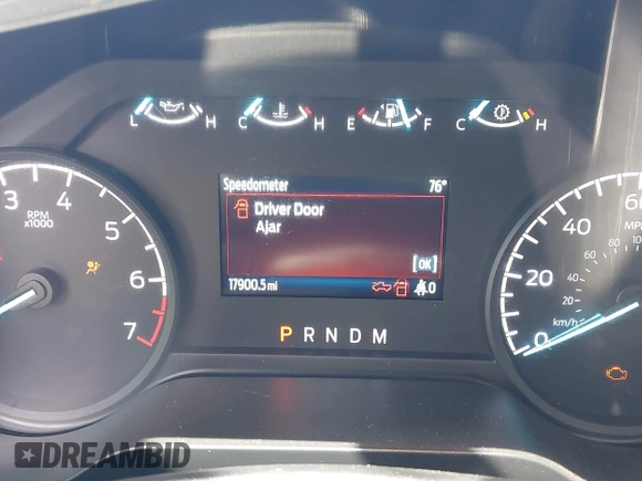 2023 Ford F-150 XL with VIN 1FTEW1CP2PKE60004, listed as a IAAI auction lot 41982176 with 17,900 mi miles and . Bid and sale history available at DreamBid. Image 7.