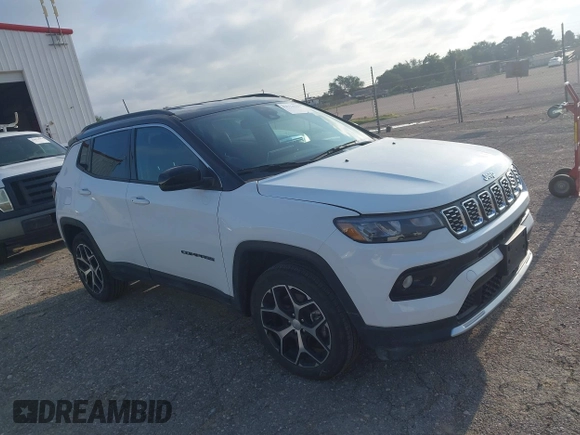 2024 Jeep Compass Limited z VIN 3C4NJDCN7RT100839, wystawiony jako IAAI lot #42714163 z przebiegiem 37 347 mil mil oraz . Historia ofert i sprzedaży dostępna na DreamBid. Obrazek 13.