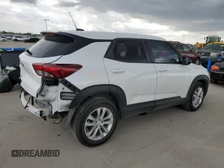 2021 Chevrolet TrailBlazer LS with VIN KL79MMS20MB087570, listed as a Copart auction lot 50818125 with 57,387 mi miles and Salvage Title. Bid and sale history available at carsss.com. Image 3.