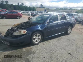 2012 Chevrolet Impala LS Retail with VIN 2G1WA5E31C1165743, listed as a Copart auction lot 58121325 with Not provided miles and Salvage title. Bid and sale history available at DreamBid. Image 1.