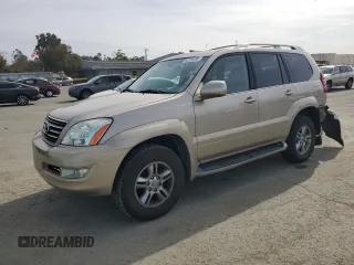2003 Lexus GX 470 with VIN JTJBT20X330017014, listed as a Copart auction lot 52238385 with 101,634 mi miles and Salvage Title. Bid and sale history available at carsss.com. Image 1.