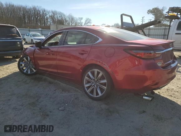 2018 Mazda 6 Grand Touring Reserve with VIN JM1GL1WY0J1322853, listed as a Copart auction lot 87226164 with 97,920 mi miles and Salvage Title. Bid and sale history available at DreamBid. Image 2.