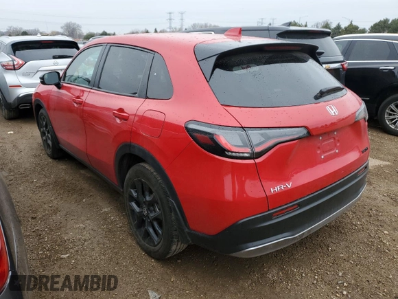 2024 Honda HR-V Sport with VIN 3CZRZ2H59RM763213, listed as a Copart auction lot 52388375 with 65,860 mi miles and Salvage title. Bid and sale history available at DreamBid. Image 2.
