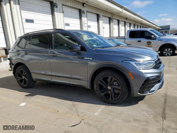 2023 Volkswagen Tiguan SE R-Line Black with VIN 3VVCB7AX7PM139188, listed as a Copart auction lot 49293925 with 12,873 mi miles and Salvage Title. Bid and sale history available at carsss.com. Image 4.