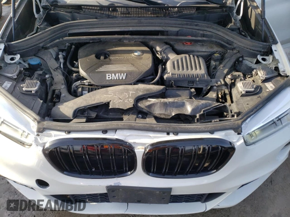 2017 BMW X1 xDrive28i with VIN WBXHT3C3XH5F77236, listed as a Copart auction lot 46406215 with 156,446 mi miles and Salvage Title. Bid and sale history available at DreamBid. Image 12.