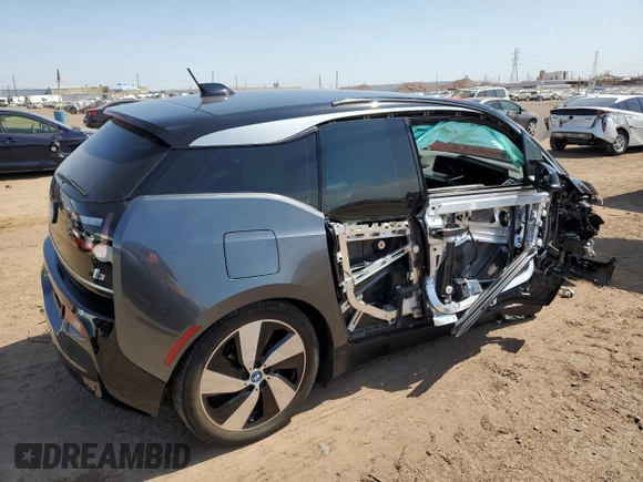2020 BMW i3 with VIN WBY8P2C0XL7G79374, listed as a Copart auction lot 61169223 with 0 mi miles. Bid and sale history available at carsss.com. Image 3.