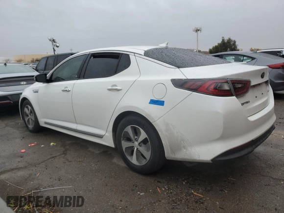 2015 Kia Optima Hybrid with VIN KNAGM4ADXF5078712, listed as a Copart auction lot 44864635 with 116,717 mi miles and Salvage Title. Bid and sale history available at carsss.com. Image 2.