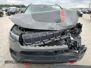 2022 Jeep Compass Trailhawk with VIN 3C4NJDDBXNT231276, listed as a Copart auction lot 55290785 with 20,814 mi miles and Salvage title. Bid and sale history available at DreamBid. Image 5.