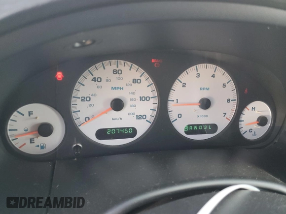 2004 Chrysler Town & Country Touring with VIN 2C4GP54L54R528494, listed as a Copart auction lot 50597675 with 207,450 mi miles and Salvage Title. Bid and sale history available at DreamBid. Image 9.