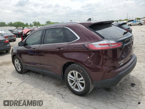 2020 Ford Edge SEL with VIN 2FMPK3J94LBB47444, listed as a Copart auction lot 59854325 with 61,710 mi miles and Salvage title. Bid and sale history available at DreamBid. Image 2.