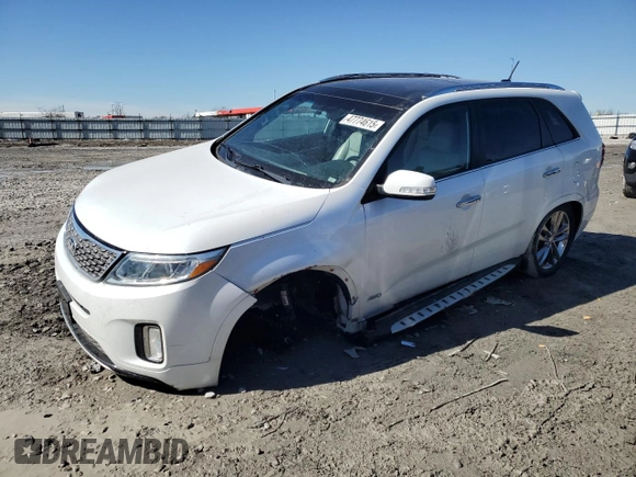 2015 Kia Sorento SX with VIN 5XYKWDA76FG609624, listed as a Copart auction lot 47774615 with 137,670 mi miles and Salvage Title. Bid and sale history available at carsss.com. Image 1.