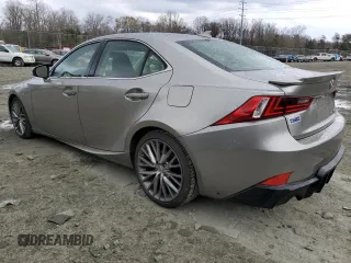 2015 Lexus IS 250 with VIN JTHCF1D26F5025475, listed as a Copart auction lot 83206504 with 108,246 mi miles and Salvage title. Bid and sale history available at DreamBid. Image 2.
