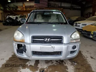 2008 Hyundai Tucson GLS with VIN KM8JM12B78U876237, listed as a Copart auction lot 44781155 with 205,976 mi miles and Salvage Title. Bid and sale history available at carsss.com. Image 5.