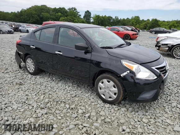 2019 Nissan Versa SV with VIN 3N1CN7AP5KL864103, listed as a Copart auction lot 58304925 with 77,774 mi miles and Salvage title. Bid and sale history available at DreamBid. Image 4.