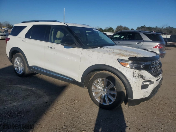 2020 Ford Explorer Limited with VIN 1FMSK7FH6LGC96433, listed as a Copart auction lot 45221525 with 27,020 mi miles and Salvage Title. Bid and sale history available at carsss.com. Image 4.
