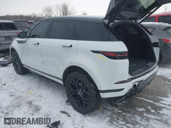 2023 Land Rover Range Rover Evoque Dynamic SE with VIN SALZL2FX0PH190126, listed as a IAAI auction lot 41416523 with 20,906 mi miles. Bid and sale history available at carsss.com. Image 3.