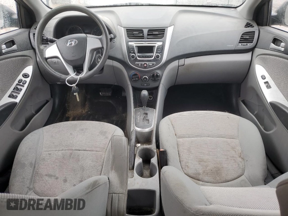2014 Hyundai Accent GLS with VIN KMHCT4AE2EU649753, listed as a Copart auction lot 55332565 with 100,215 mi miles and Clean Title. Bid and sale history available at carsss.com. Image 8.