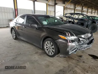 2019 Toyota Camry LE with VIN 4T1B11HK3KU290548, listed as a Copart auction lot 48233685 with 105,700 mi miles and Salvage Title. Bid and sale history available at carsss.com. Image 4.