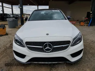 2018 Mercedes-Benz C 43 AMG with VIN 55SWF6EB1JU268322, listed as a Copart auction lot 49921335 with 24,476 mi miles and Salvage Title. Bid and sale history available at carsss.com. Image 5.