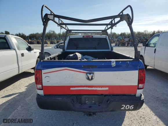 2019 Ram 1500 Classic Tradesman with VIN 3C6JR6DT3KG621739, listed as a Copart auction lot 43614015 with 202,253 mi miles and Non Repairable. Bid and sale history available at carsss.com. Image 6.