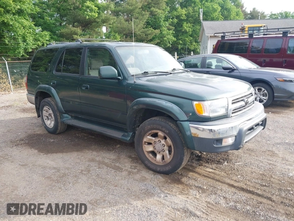 2000 Toyota 4Runner SR5 z VIN JT3GN86R9Y0162634, wystawiony jako IAAI lot #42357480 z przebiegiem 188 456 mil mil oraz . Historia ofert i sprzedaży dostępna na DreamBid. Obrazek 1.