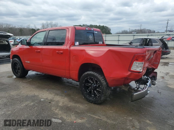 2022 Ram 1500 Big Horn with VIN 1C6SRFFT5NN187823, listed as a Copart auction lot 46137115 with 79,978 mi miles and Salvage Title. Bid and sale history available at carsss.com. Image 2.