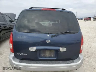 2001 Nissan Quest GXE with VIN 4N2ZN15T41D821269, listed as a Copart auction lot 46147315 with 306,641 mi miles and Salvage Title. Bid and sale history available at carsss.com. Image 6.