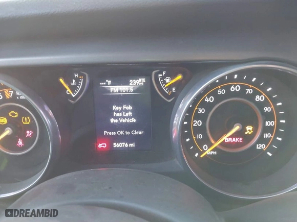 2018 Jeep Wrangler Unlimited Sport S with VIN 1C4HJXDG1JW183052, listed as a IAAI auction lot 41372557 with 56,076 mi miles. Bid and sale history available at carsss.com. Image 7.