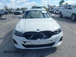 2025 BMW 3 Series 330i with VIN 3MW69CW02S8E96501, listed as a IAAI auction lot 41501968 with 10,864 mi miles and . Bid and sale history available at carsss.com. Image 12.