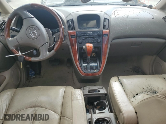 2003 Lexus RX 300 with VIN JTJHF10U930307453, listed as a Copart auction lot 76510444 with 236,611 mi miles and Salvage Title. Bid and sale history available at carsss.com. Image 8.