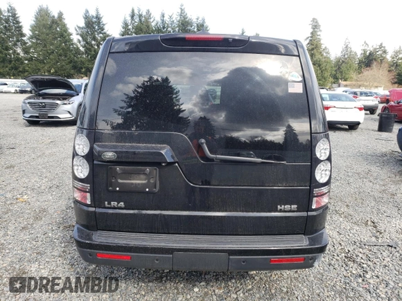2016 Land Rover LR4 HSE with VIN SALAG2V67GA812949, listed as a Copart auction lot 48760973 with 84,783 mi miles and . Bid and sale history available at DreamBid. Image 6.
