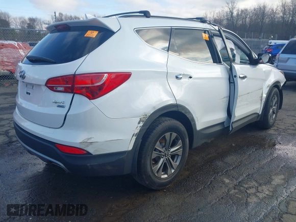 2014 Hyundai Santa Fe Sport with VIN 5XYZUDLB3EG168992, listed as a IAAI auction lot 41902206 with 1 mi miles. Bid and sale history available at carsss.com. Image 4.