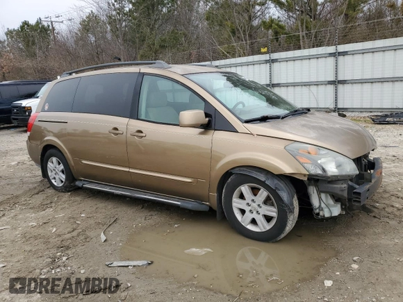 2004 Nissan Quest S with VIN 5N1BV28UX4N334537, listed as a Copart auction lot 48255935 with 95,403 mi miles and Clean Title. Bid and sale history available at carsss.com. Image 4.