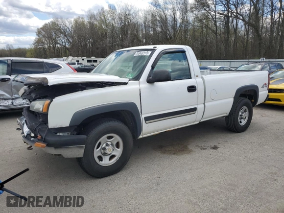 2003 Chevrolet Silverado 1500 Work Truck with VIN 1GCEK14X03Z239612, listed as a Copart auction lot 51848315 with 245,172 mi miles and Salvage Title. Bid and sale history available at DreamBid. Image 1.