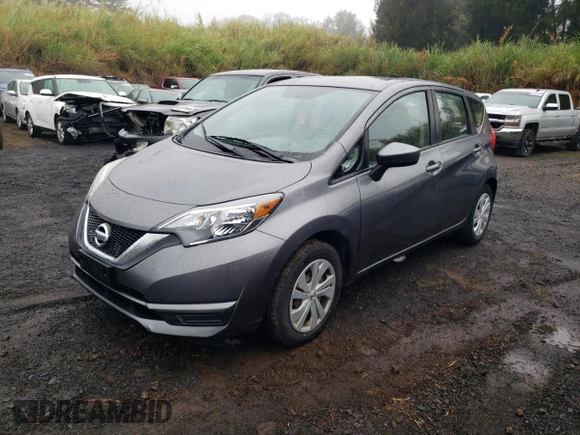 2018 Nissan Note SV with VIN 3N1CE2CP1JL352689, listed as a Copart auction lot 57144785 with 38,824 mi miles and Salvage title. Bid and sale history available at DreamBid. Image 1.