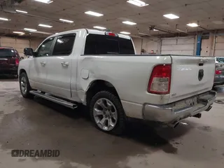 2019 Ram 1500 Big Horn/Lone Star with VIN 1C6SRFFT7KN645776, listed as a IAAI auction lot 41395240 with 136,068 mi miles. Bid and sale history available at carsss.com. Image 6.