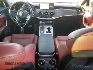 2022 Kia Stinger GT1 with VIN KNAE45LCXN6106633, listed as a Copart auction lot 82235434 with 72,786 mi miles and Salvage Title. Bid and sale history available at DreamBid. Image 8.