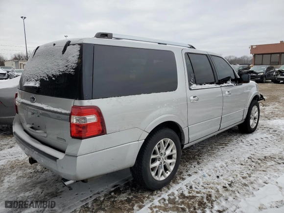 2015 Ford Expedition EL Limited with VIN 1FMJK2AT1FEF44694, listed as a Copart auction lot 46058745 with 121,707 mi miles and Salvage Title. Bid and sale history available at carsss.com. Image 3.