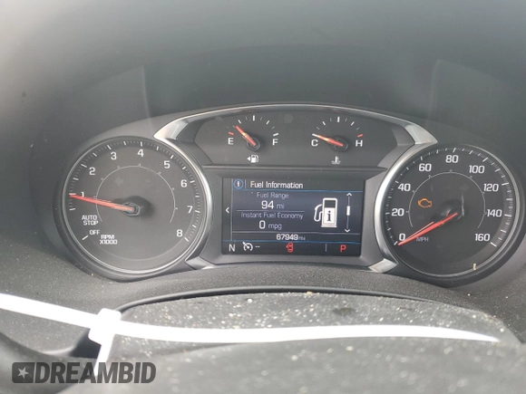 2022 GMC Terrain SLE with VIN 3GKALTEV5NL195741, listed as a Copart auction lot 57082765 with 67,949 mi miles and Salvage title. Bid and sale history available at DreamBid. Image 9.