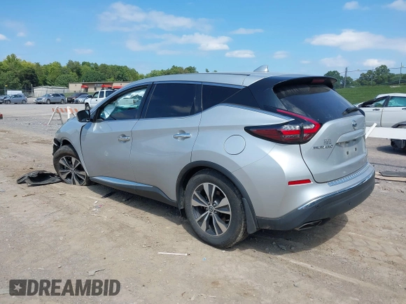 2020 Nissan Murano S with VIN 5N1AZ2AS4LN173240, listed as a IAAI auction lot 37473427 with 53,915 mi miles and . Bid and sale history available at DreamBid. Image 3.