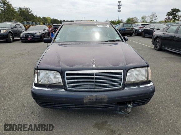 1996 Mercedes-Benz S with VIN WDBGA51E1TA295366, listed as a Copart auction lot 54743804 with 113,054 mi miles and Non Repairable. Bid and sale history available at DreamBid. Image 5.