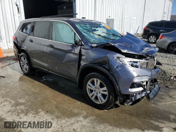 2016 Honda Pilot LX with VIN 5FNYF6H1XGB112706, listed as a Copart auction lot 47804085 with 0 mi miles and Salvage Title. Bid and sale history available at carsss.com. Image 4.
