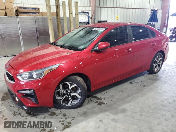 2021 Kia Forte LXS with VIN 3KPF24AD2ME357822, listed as a Copart auction lot 62790355 with 36,589 mi miles and Non repairable. Bid and sale history available at DreamBid. Image 1.