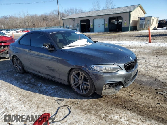 2015 BMW 2 Series 228i with VIN WBA1F5C59FVW98267, listed as a Copart auction lot 88792905 with 116,216 mi miles and Salvage Title. Bid and sale history available at carsss.com. Image 4.